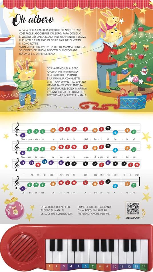 Dami Editore - Il Libro Pianoforte Di Natale Con 8 Canzoncine