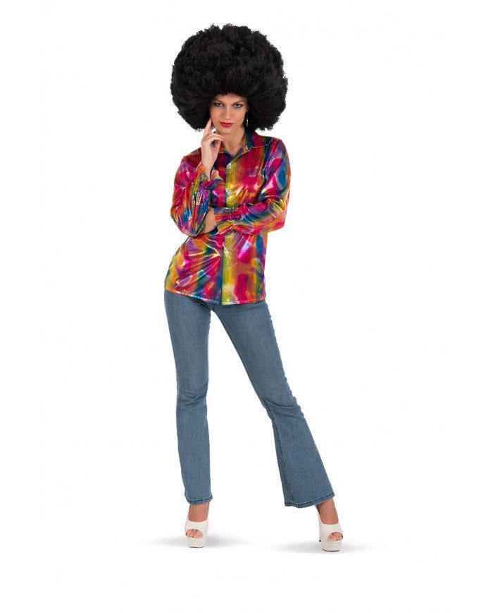 Carnival Toys - Camicia Disco Donna Multicolore Taglia S/M