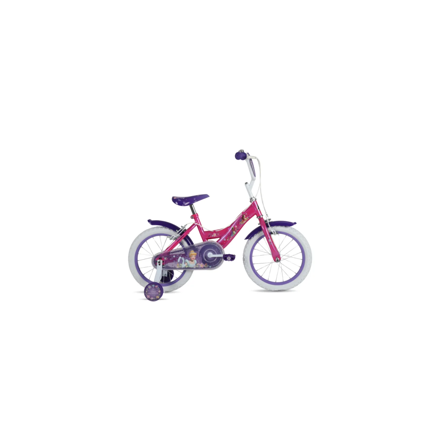 Bicicletta Bambina 16" PRINCIPESSE Con Rotelle MANDELLI a sfera