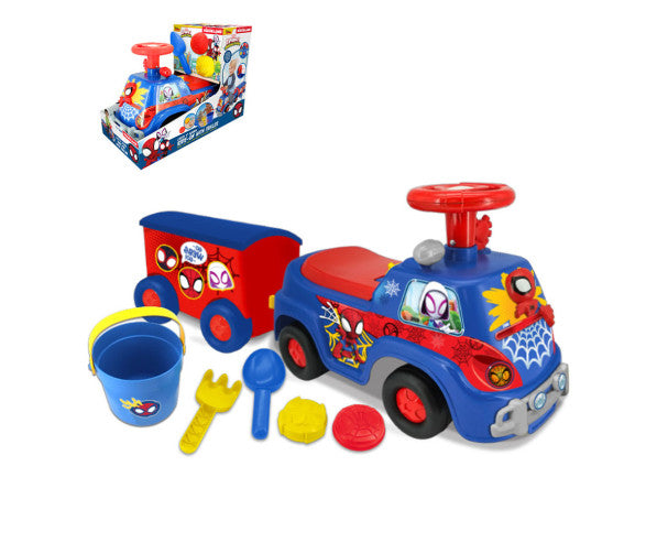 Cavalcabile Spidey Treno con Rimorchio