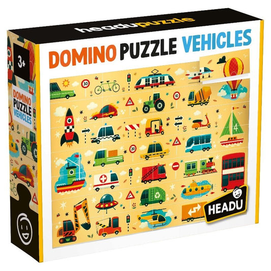 Headu Domino Puzzle Vehicles