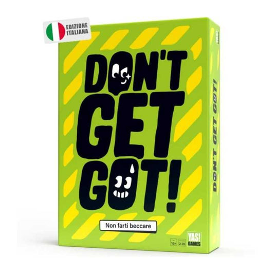DON'T GET GOT! gioco da tavolo IN ITALIANO yas games PARTY GAME età 16+