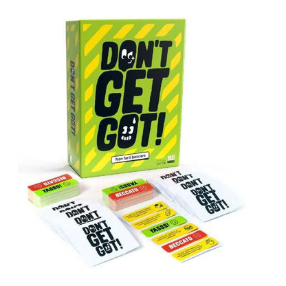 DON'T GET GOT! gioco da tavolo IN ITALIANO yas games PARTY GAME età 16+