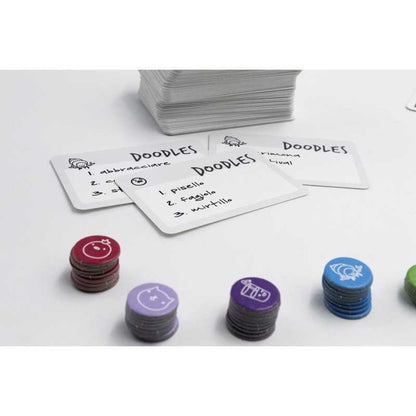 DOODLES in italiano RED GLOVE gioco di disegno PARTY GAME scarabocchi DISEGNARE età 10+