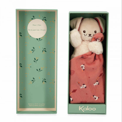 Doudou Cane Mattone (Dog Brick).  color terracotta/mattone a forma di cagnolino.