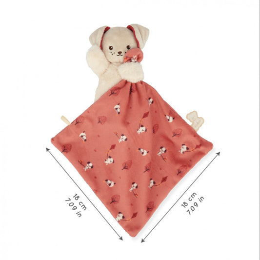 Doudou Cane Mattone (Dog Brick).  color terracotta/mattone a forma di cagnolino.