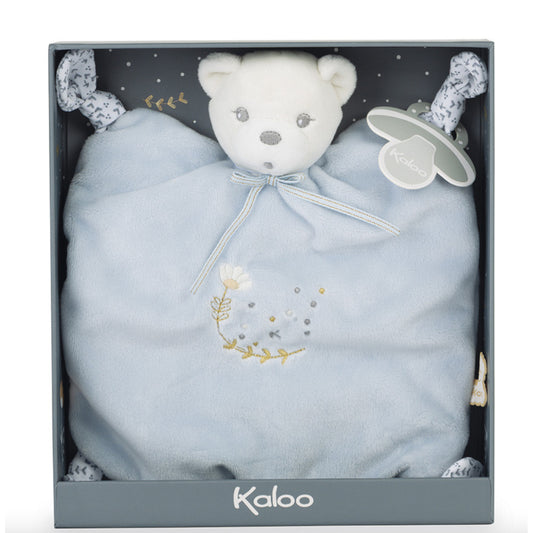 Kaloo Doudou Orso 4 Nodi Blu - Cm 20