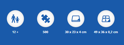 Ravensburger Puzzle Valle Delle Mongolfiere 500 PEZZI