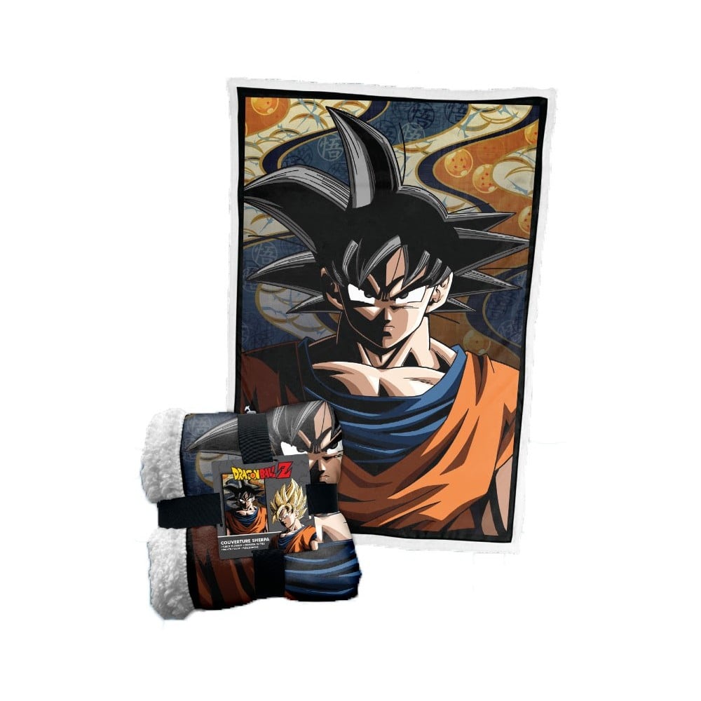 Lyo Coperta Sherpa Dragon Ball Z Goku Anime 100x150 cm