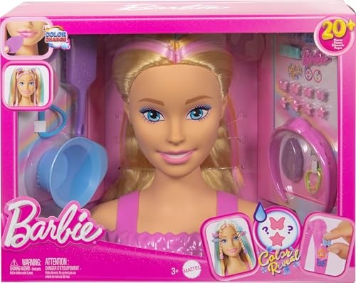 Barbie Styling Head Bionda Con 20+ Accessori Per Acconciature