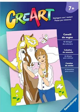 Ravensburger CreArt - Album Da Colorare Cavalli Da Sogno