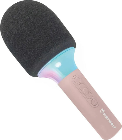 Kidywolf microfono Bluetooth con luce rosa