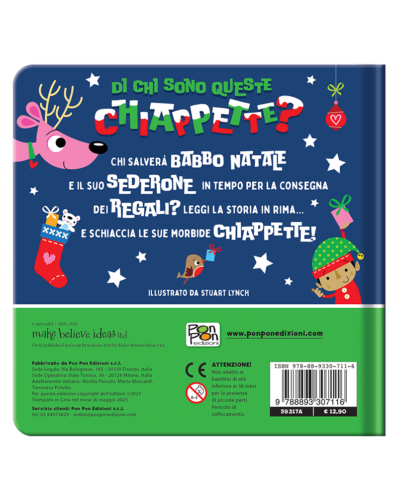 Pon Pon Edizioni - Di Chi Sono Queste Chiappette? Libro Con Squishy