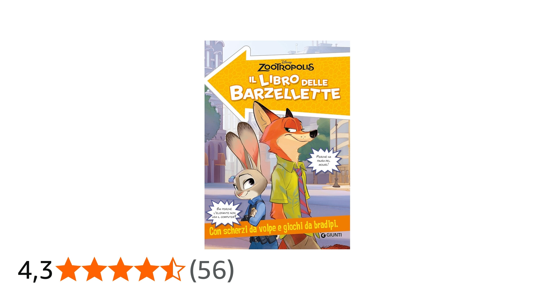 Disney Libri - Zootropolis. Il Libro Delle Barzellette Con Scherzi E Giochi