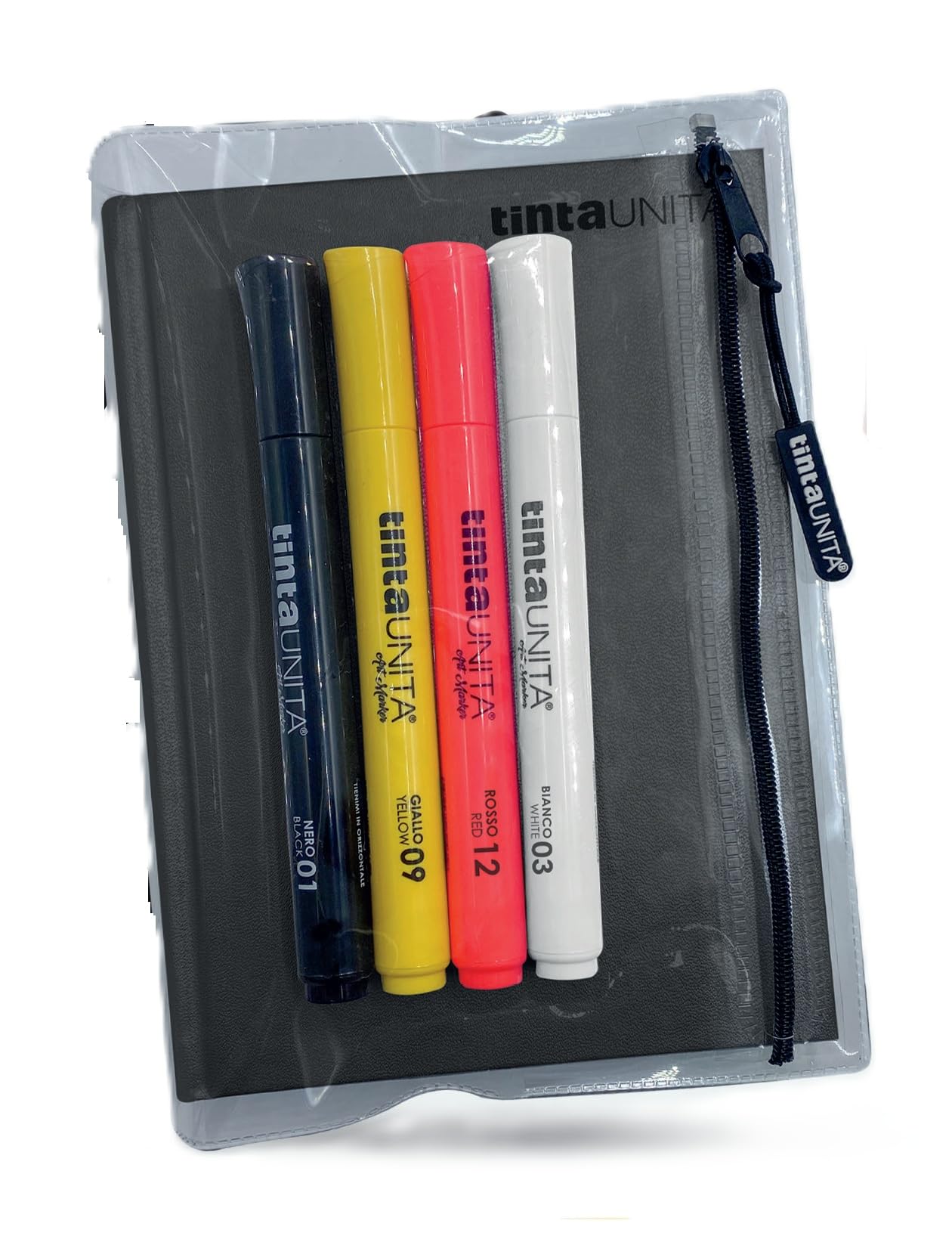 Tinta Unita Diario Pool Over Glitter 2026/2027 Nero 12 Mesi