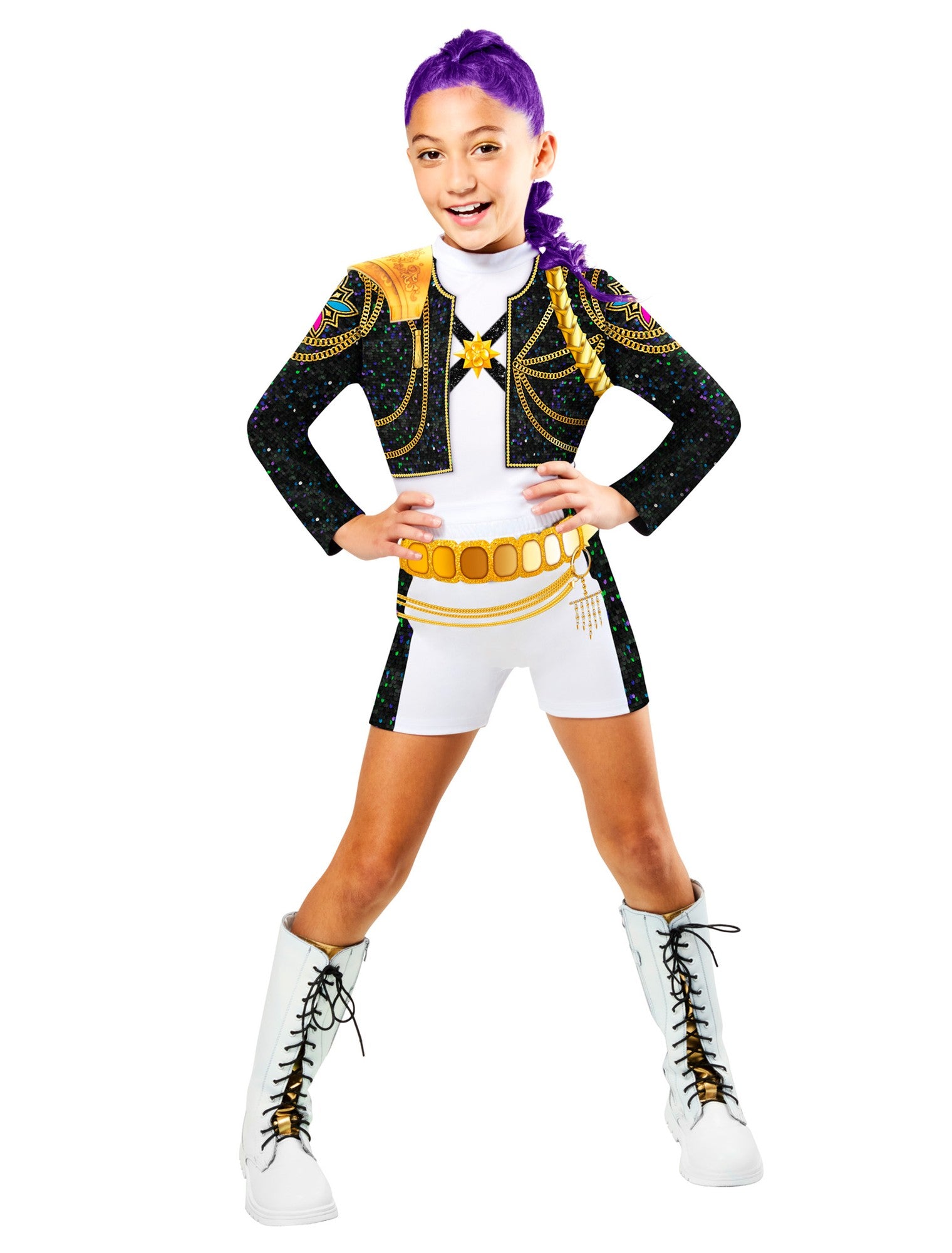 KPop Demon Hunters Rumi Golden 2-Pezzi Bambino 134/140 Nero/Bianco