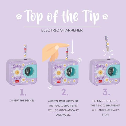 Legami Temperamatite Elettrico Top Of The Tip Daisy