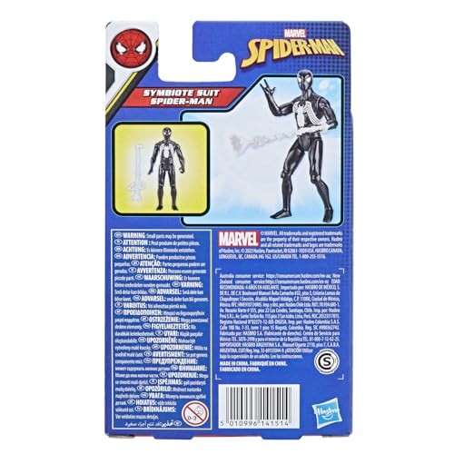 Marvel Symbiote Suit Spider-Man Action Figure 4 - Giocattolo
