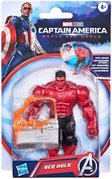 Marvel Avengers Epic Hero Series Captain America Brave New World Red Hulk 4+