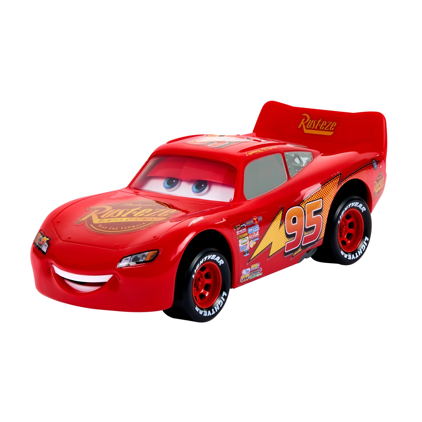 Mattel Disney Pixar Cars HPH64 Auto Rossa Plastica