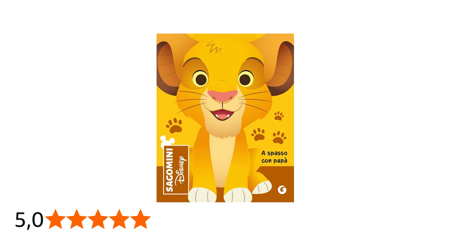 Disney Libri - A Spasso Con Papà Il Re Leone Sagomini Ediz. Colori