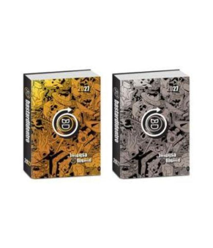 Seven Diario Agenda Pocket 16 Mesi 2026/2027 Gold & Silver
