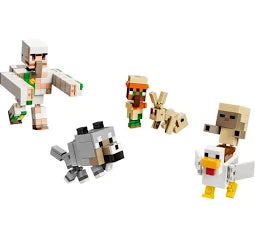 LEGO Minecraft 21592 Attacco nel Deserto del Fantino di Polli