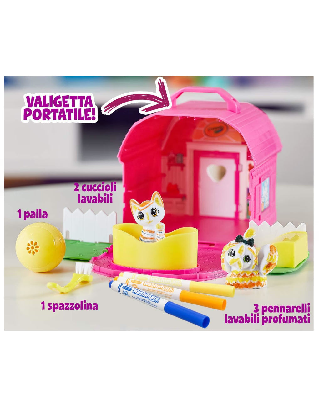 Set parco giochi - crayola washimals pets