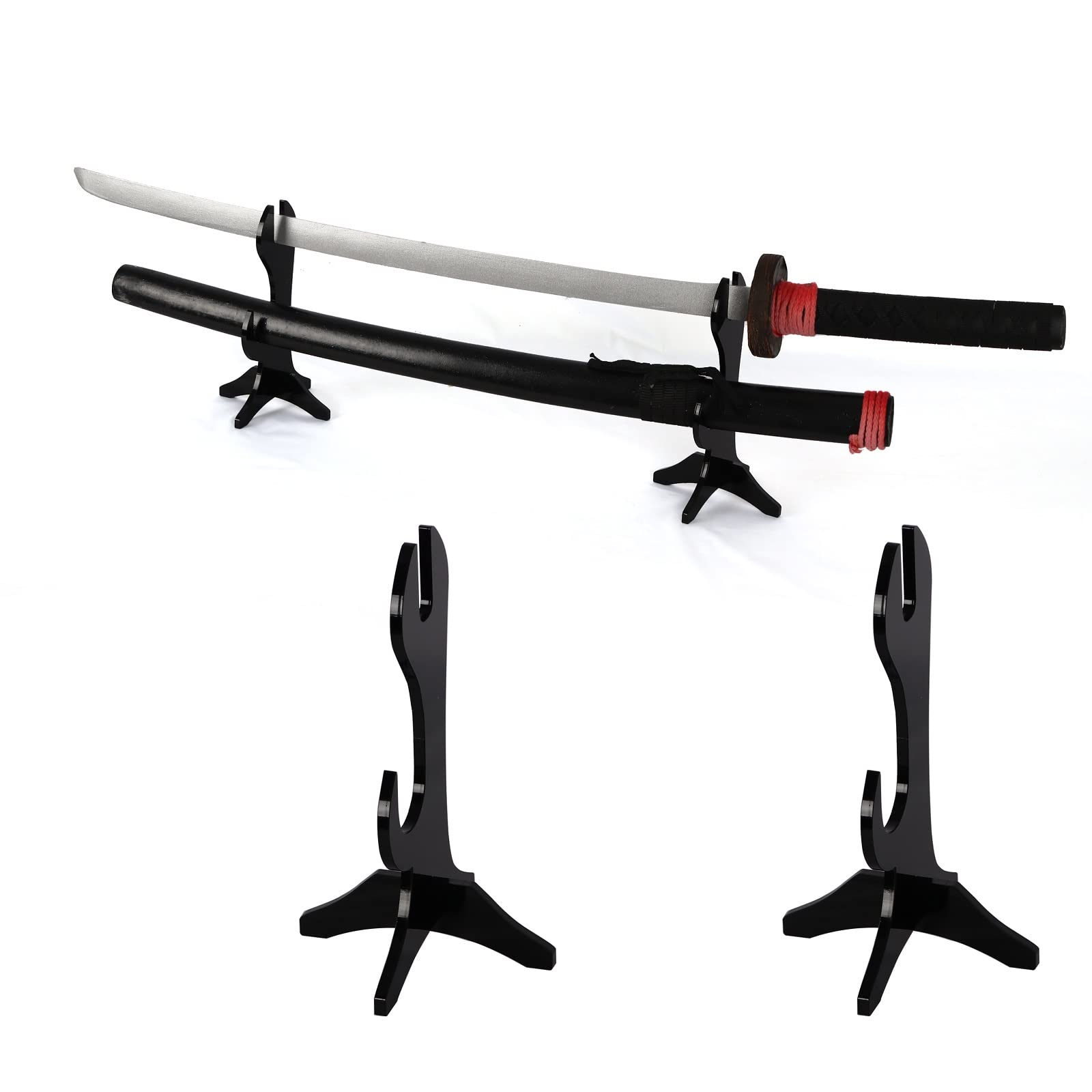 GS1 Supporto Orizzontale Per Katana 1 Posto Con Ideogrammi