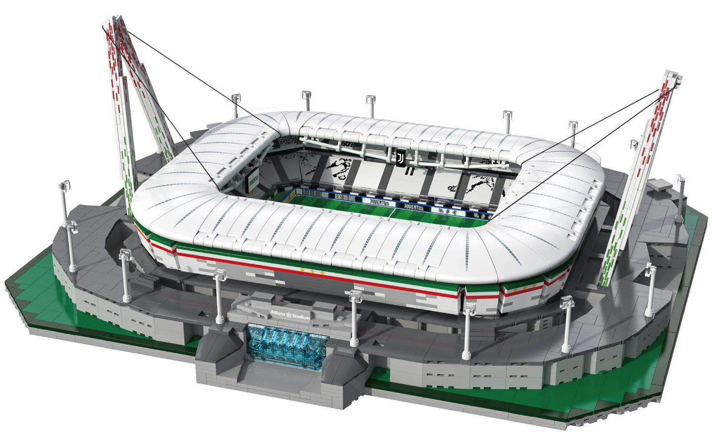 CaDa Juventus Allianz Stadium Kit Costruzione Mattoncini Licenziato