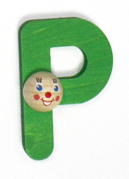 Holzspielzeug Holzbuchstabe P