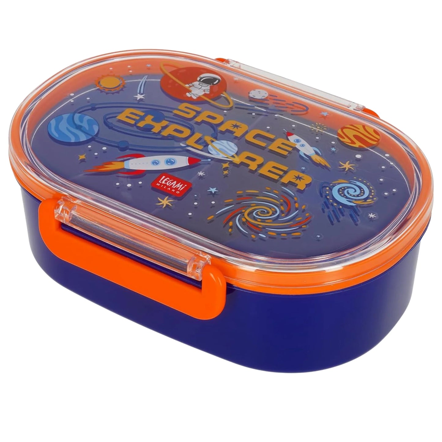 Legami Snack & Go Space - Contenitore Porta Merenda 500 ml