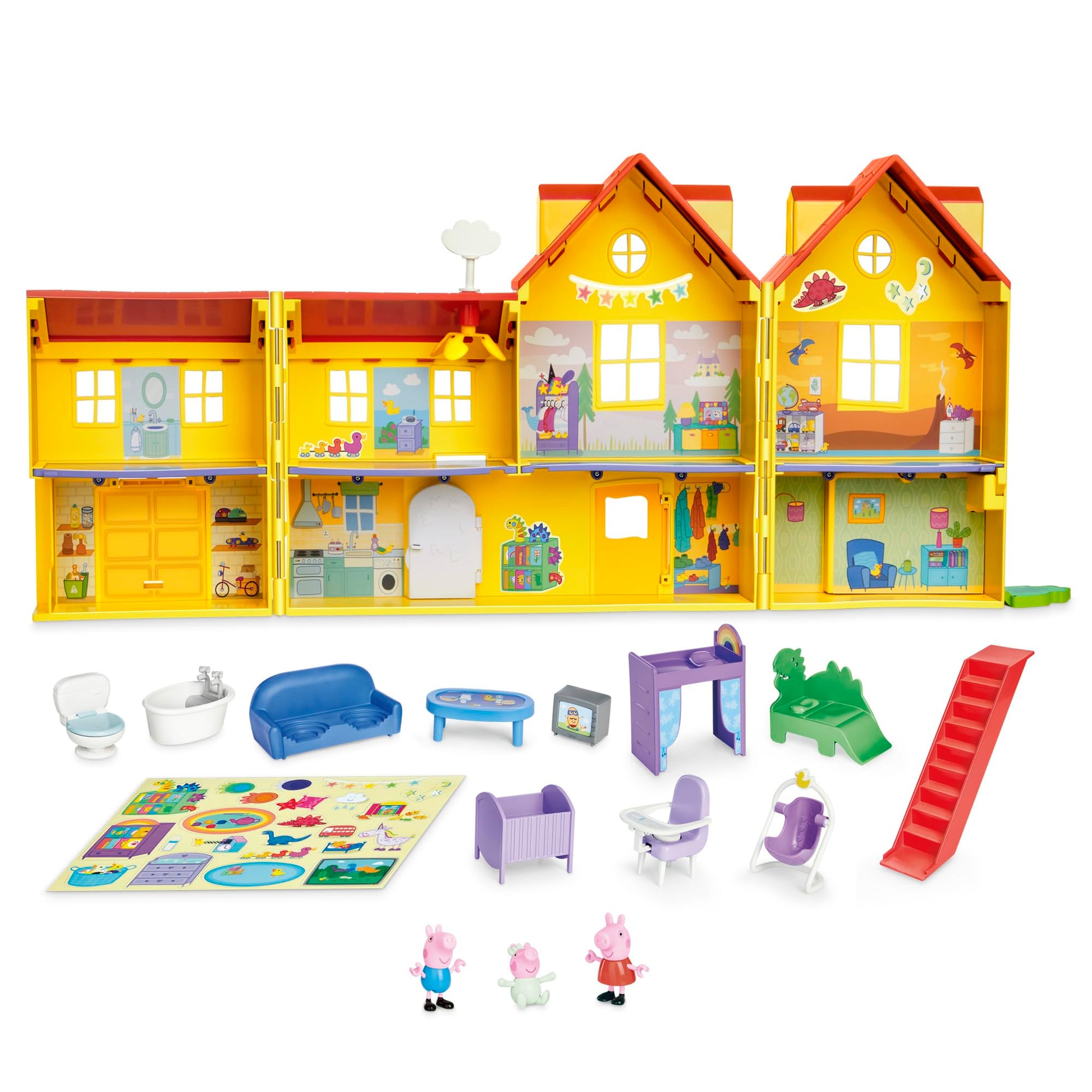 Peppa Pig Toys - Peppa's Big Family House Playset Hasbro