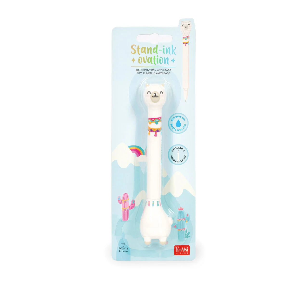 Legami Penna a Sfera Llama con Base Stand-Ink Ovation