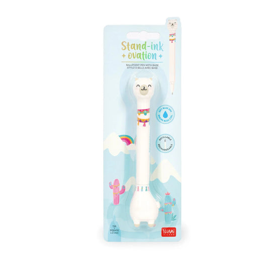 Legami Penna a Sfera Llama con Base Stand-Ink Ovation