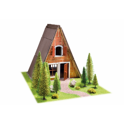 FINN COTTAGE kit modellismo IN MATTONI VERI per bambini TEIFOC da 160 pezzi