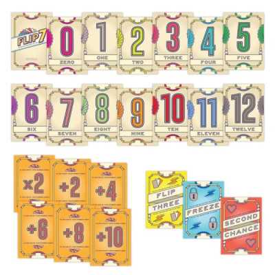 FLIP 7 gioco da tavolo CON LE CARTE ghenos games IN ITALIANO età 8+