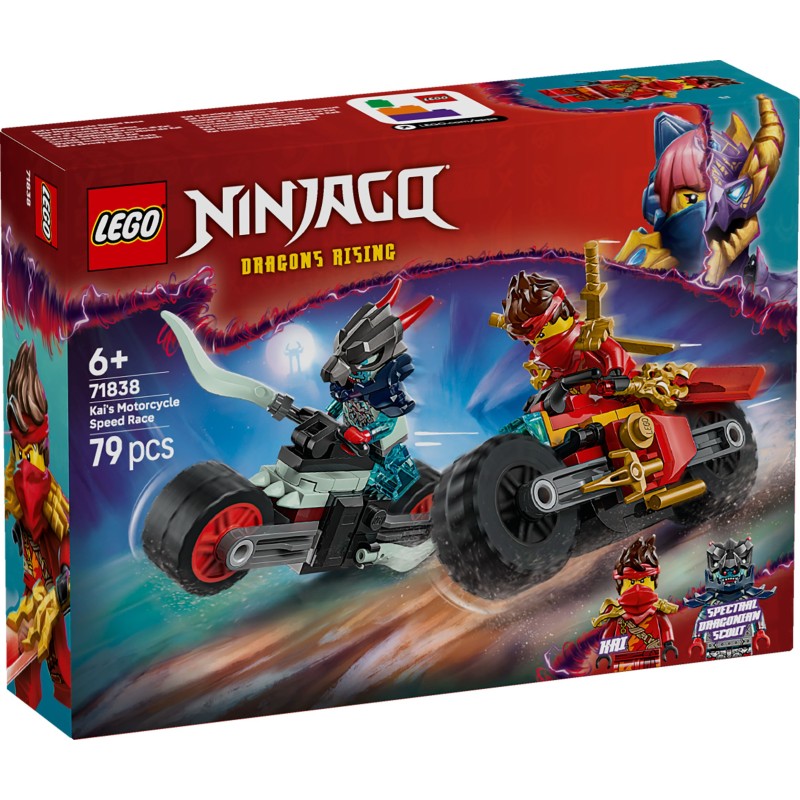 Gara di velocità sulla moto di Kai - Lego Ninjago 71838