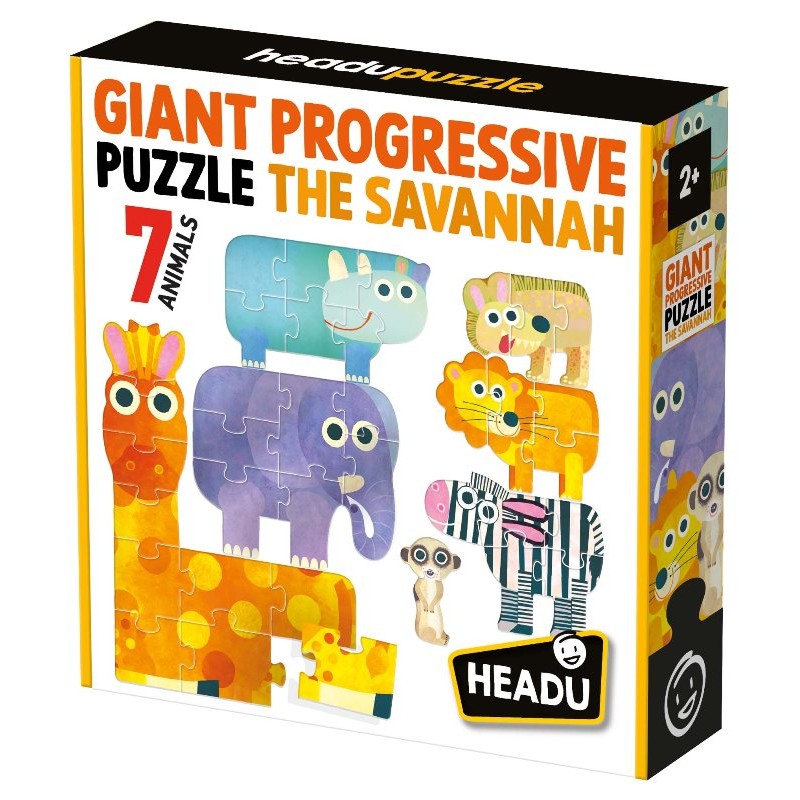 Headu Giant Progressive Puzzle The Savannah