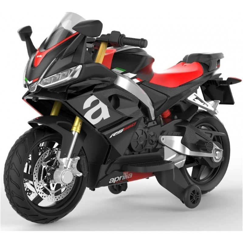 Moto elettrica 12v Aprilia Rs660 Nera