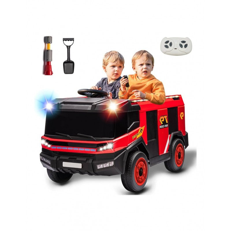 Camion elettrico Pompieri con Spara Acqua, Luci e Suoni - 5789