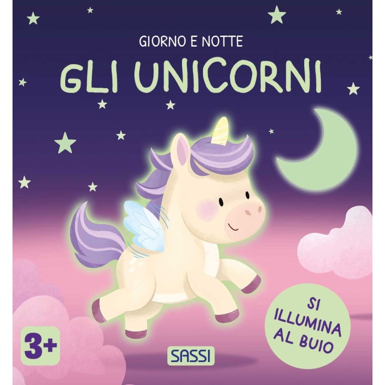 Copertina del libro Sassi Giorno e Notte - Gli Unicorni - Sassi Junior