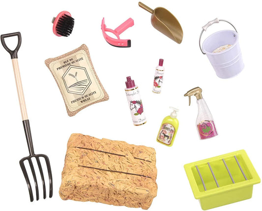 Our Generation Og Hay And Neigh Care Set