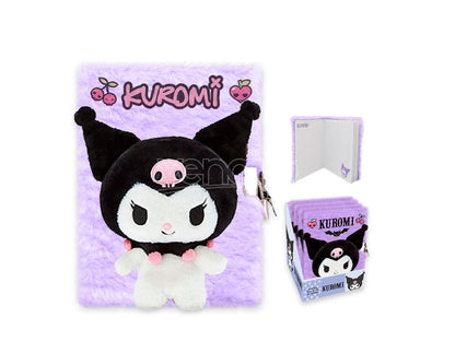 Diario A5 In Peluche 3D Con Lucchetto Kuromi