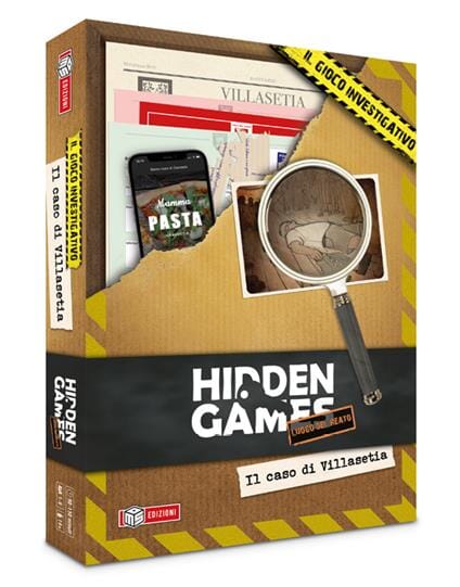 Hidden Games - Il Caso Di Villasetia. Gioco da tavolo MS EDIZIONI 