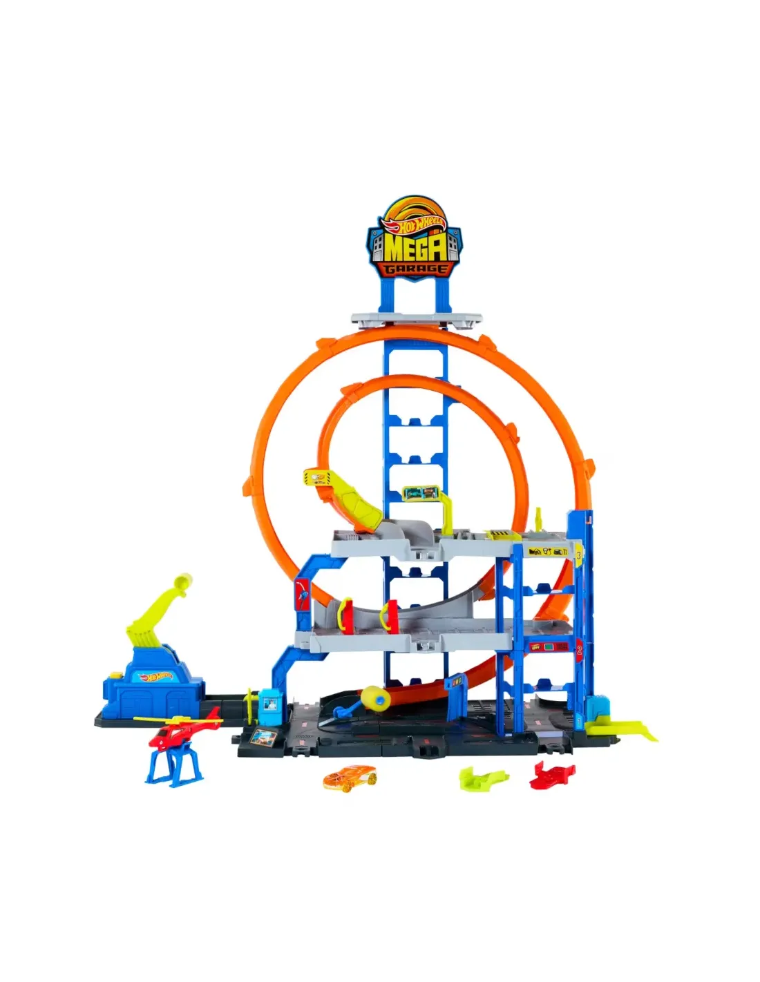 Mattel Hot Wheels  Mega Loop Garage JBM74