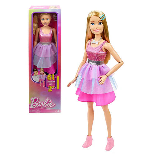 Barbie Large Doll 71Cm Vestito Rosa Mattel Hjy02