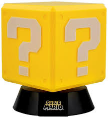 Lampada Nintendo Super Mario Bros Question Block 3D light Paladone