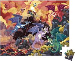 Janod  Puzzle La Terra Dei Draghi 36 Pezzi