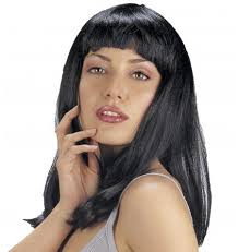 PARRUCCA PATSY NERA in sacchetto